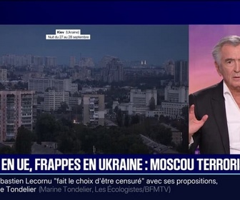 Replay 20H BFM - Survols de drones de plusieurs pays européens: La Russie a déclaré la guerre en Europe, estime Bernard-Henri Lévy, écrivain