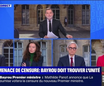 Replay Le Live Week-end - Menace de censure : Bayrou doit trouver l'unité - 14/12