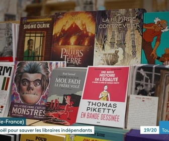 Replay Les dossiers d'ICI - Noël pour sauver les libraires indépendants