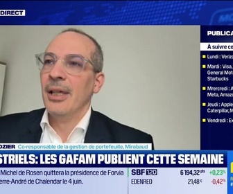 Replay BFM Bourse - USA Today : Trimestriels, les GAFAM publient cette semaine, par Frédéric Rozier - 27/04