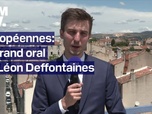 Replay BFM Politique - Écologie, guerre en Ukraine, accueil des réfugiés... le grand oral des Européennes de Léon Deffontaines sur BFMTV