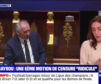 Replay Perrine jusqu'à minuit - Bayrou : une sixième motion de censure ridicule - 19/02