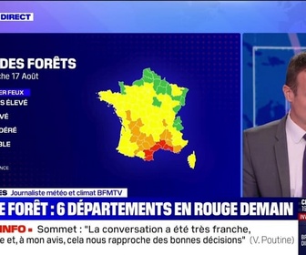 Replay News Box - Feux de forêt, six départements en rouge demain - 16/08