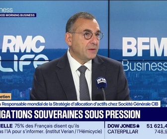 Replay Good Morning Business - Alain Bokobza (Société Générale CIB) : Les obligations souveraines sous pression - 15/10