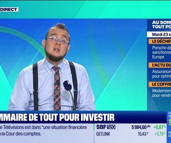 Replay Tout pour investir - Mardi 23 septembre