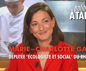 Replay Politiques, à table ! - Marie-Charlotte Garin, députée Écologiste et Social du Rhône