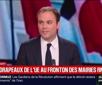 Replay SIGNÉ CONSIGNY - Fin des drapeaux de l'UE au fronton des mairies RN - 25/03
