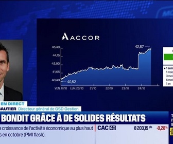 Replay BFM Bourse - Accor progresse, sa publication plaît aux marchés - 24/10