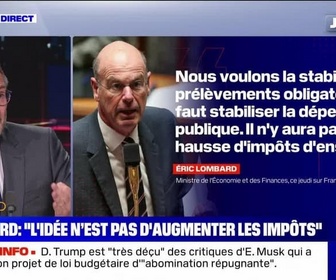 Replay Tout le monde veut savoir - Lombard : l'idée n'est pas d'augmenter les impôts - 05/06