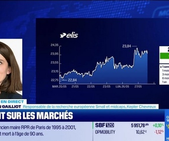 Replay BFM Bourse - Elis vise une croissance de ses revenus de 5 à 6% par an, les marchés applaudissent - 27/05