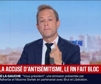 Replay BFM Première - Bardella accusé d'antisémitisme : le RN fait bloc - L'édito politique - 29/09