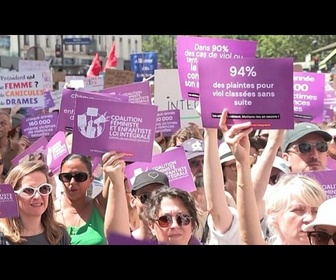 Replay Des milliers de manifestants défilent en France pour une loi contre les violences sexuelles
