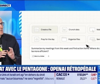 Replay Good Morning Business - Culture IA : Contrat avec le Pentagone, OpenAI rétropédale, par Anthony Morel - 04/03