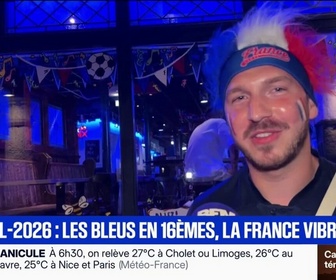 Replay BFM Première - Notre éventail c'est notre outil sur le terrain pour supporter nos Bleus: l'équipe de France qualifiée pour les 16es de finale, les Français en liesse