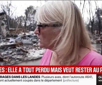 Replay BFM Première - Elle était si belle ma baraque: Nathalie, sinistrée du Porge, a tout perdu, mais veut rester sur place