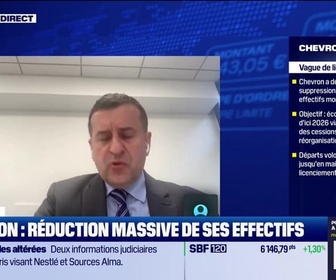 Replay BFM Bourse - USA Today : Chevron va licencier 15 à 20% de ses effectifs mondiaux, selon Reuters, par Eric Lafrenière - 13/02