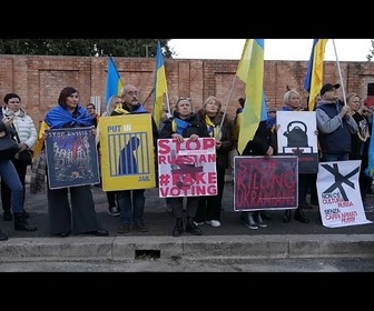 Replay Manifestations de soutien à l'Ukraine à travers l'Europe, à l'approche du 1 000e jour de guerre