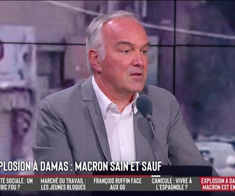 Replay Les Grandes Gueules - Explosions à Damas. Macron sain et sauf. A-t-il eu raison d'y aller ?