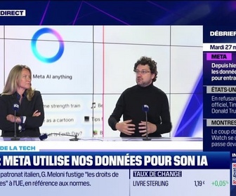 Replay Tech & Co, la quotidienne - Jour-J : Meta utilise nos données pour son IA - 27/05