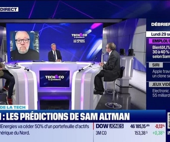 Replay Tech & Co, la quotidienne - Emploi : les prédictions de Sam Altman - 29/09