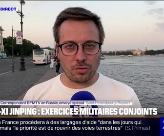 Replay 20H BFM - La Russie et la Chine mèneront des exercices militaires conjoints au mois d'août, dans l'océan Pacifique