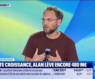 Replay Le Grand entretien : En forte croissance, Alan lève encore 480 millions d'euros - 26/06