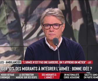 Replay Les Grandes Gueules - Louis Sarkozy propose d'obliger 10% des migrants légaux à faire leur service militaire