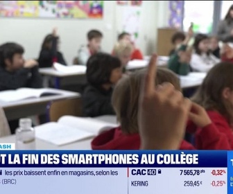 Replay Tech & Co, la quotidienne - Le Tech Flash : Bientôt la fin des smartphones au collège, par Léa Benaim - 27/08