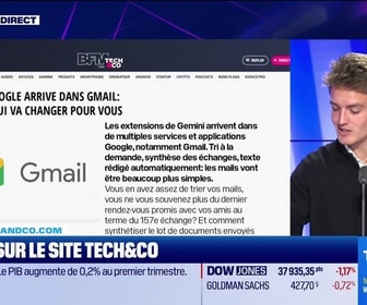 Replay Tech & Co, la quotidienne - À lire sur le site Tech&Co : L'IA de Google arrive dans Gmail : tout ce qui va changer pour vous, par Willem gay - 30/04