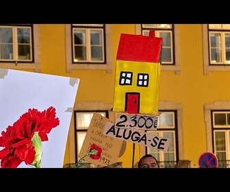Replay Portugal : mobilisation devant de la parlement à Lisbonne contre la crise du logement