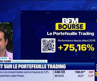 Replay BFM Bourse - Le Portefeuille trading : le point sur le portefeuille trading - 30/09