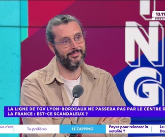 Replay Estelle Midi - La ligne de TGV Lyon-Bordeaux ne passera pas par le centre de la France : est-ce scandaleux ?