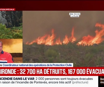 Replay Les émissions spéciales - Édition spéciale - Gironde : 32 700 hectares détruits, 167 000 évacuations - 25/07