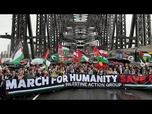 Replay En images : des milliers de manifestants propalestiniens défilent sur le port de Sydney