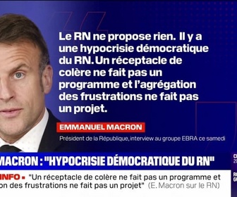 Replay Week-end 3D - Macron : Hypocrisie démocratique du RN - 27/04