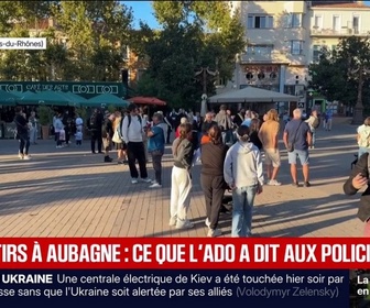 Replay BFM Première - Plus de 200 personnes au rassemblement citoyen à Aubagne, au lendemain de la fusillade au collège Lakanal