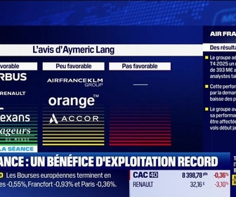 Replay BFM Bourse - On refait la séance : Air France KLM s'envole, prévoit une nouvelle hausse de ses capacités de 3 à 5% cette année - 19/02