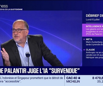 Replay Tech & Co, la quotidienne - Le PDG de Palantir juge l'IA survendue - 06/07