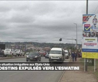 Replay Journal de l'Afrique - Cinq clandestins expulsés des États-Unis vers l'Eswatini
