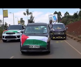 Replay REGARDER : Des centaines de personnes manifestent à Nairobi contre la guerre à Gaza