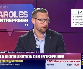 Replay Paroles d'entreprises - Arnaud Fouquet (InOvi) : InOvi, la digitalisation des entreprises - 17/01