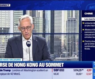 Replay BFM Bourse - Baidu gagne 15% aujourd'hui, Hong Kong sur un plus haut de 4 ans - 17/09