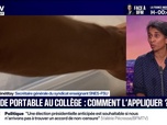 Replay 20H BFM - Plus de portable au collège: pour Sophie Vénétitay (SNES-FSU), certains collèges vont avoir besoin de quelques semaines pour mettre en place cette interdiction