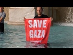 Replay Rome, une fontaine en sang contre les accords militaires avec Israël