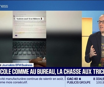 Replay Culture IA : IA, à l'école comme au bureau, chasse aux tricheurs, par Anthony Morel - 01/09