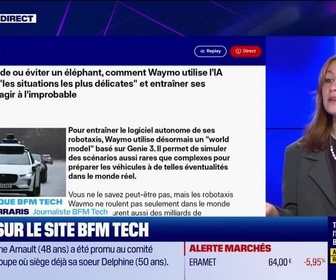 Replay Tech & Co, la quotidienne - À lire sur le site Tech&Co : Fuir une tornade ou éviter un éléphant, comment Waymo utilise l'IA pour générer les situations les plus délicates et entraîner ses robotaxis à réagir à l'improbable, par Salomé Ferraris - 09/02