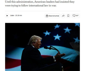 Replay Dans la presse - Guerre en Iran : Trump pas inquiet de commettre de possibles crimes de guerre