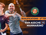 Replay Qualifications - 1er tour : Luca Van Assche vs Adrian Mannarino