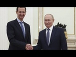 Replay Les présidents russe et syrien ont échangé sur la situation au Moyen-Orient