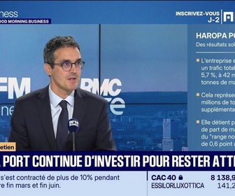 Replay Good Morning Business - Benoît Rocher (Haropa Port) : Haropa Port résiste aux perturbations géopolitiques - 22/09